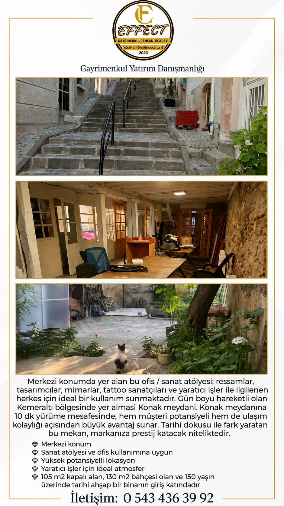 KEMERALTI'NDA TARİHİ DOKUDA SANAT ATÖLYESİ & OFİS
