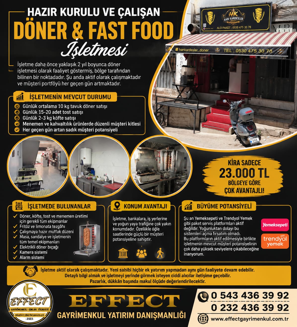 İZMİR BUCA'DA DÖNER & IZGARA SALONU